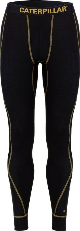 CAT Heren Thermobroek Lange Pijp Zwart