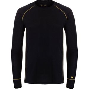 CAT Heren Thermoshirt Lange Mouw Zwart - Maat XXL