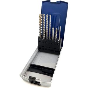 UFAST betonborenset - 7 delig - Ø 5 tot Ø 12 mm - HSS G - Quattro 4 snijder - SDS Plus