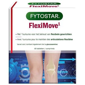 Fytostar FlexiMove High - Vitaminen - Curcumine Glucosamine – Flexibele gewrichten - 60 tabletten