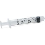 Nipro injectiespuit 3ml 3-delig luer-lock 100 stuks