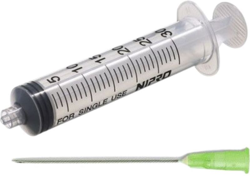 Nipro injectiespuit 3ml + 0,8x40mm naald