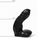 All Black Matthijs Dildo - 15 cm Zwart