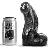 All Black Dildo - 17 cm