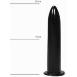 Dildo All Black 20 cm (2)