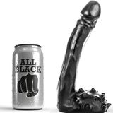 All Black Zwarte dildo- 19 cm