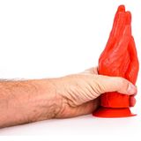 All Red Fisting Dildo 21 x 6 cm - rood