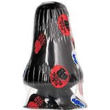 All Black Buttplug 12 cm - zwart