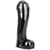 Zwarte All Black Dildo - 15 cm