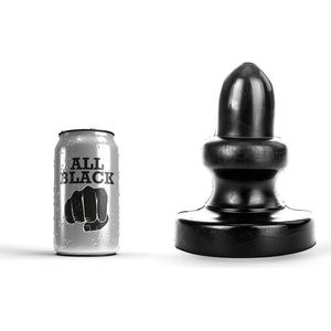 All Black Buttplug 17 x 8 cm - zwart