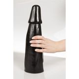 Dark Crystal XXL Anaal Dildo 33 x 8,5 cm - zwart