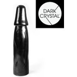 Dark Crystal XXL Anaal Dildo 33 x 8,5 cm - zwart