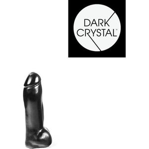 Dark Crystal Zwarte  Dildo Riccardo - 23 cm