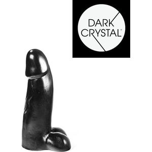 Dark Crystal Zwarte  Dildo Franky  - 23 cm