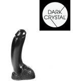 Dark Crystal Dildo 21,5 x 5cm - zwart