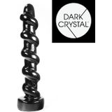 Dark Crystal Zwarte Spiraal Buttplug Karel  - 34 cm