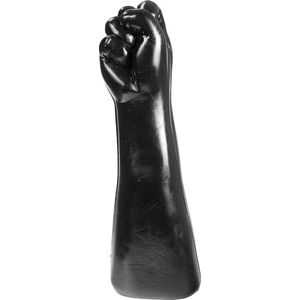 Dark Crystal Fisting Dildo 29 x 8,5 cm - zwart