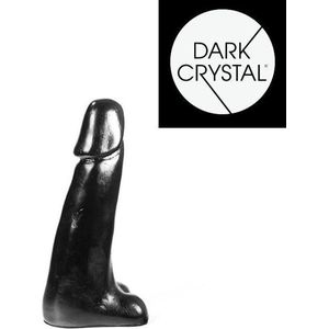 Dark Crystal Dildo 21 x 5 cm - zwart