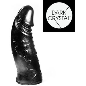 Dark Crystal XXL Dildo 38,5 X 12 cm - Zwart