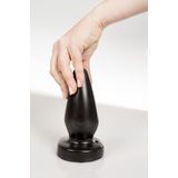 Dark Crystal Buttplug 15 x 6 cm - zwart