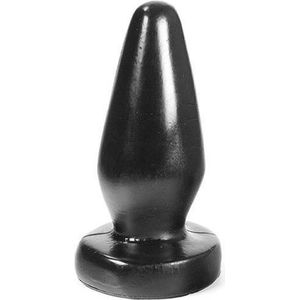 Dark Crystal Zwarte Buttplug Koen - 13 cm