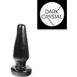 Dark Crystal Zwarte Buttplug Siebe - 14 cm