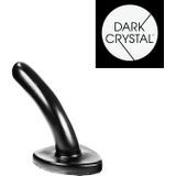 Dark Crystal Anaal Dildo 21 x 4 cm - zwart