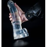 Dark Crystal XXL Dildo 30,5 x 7 cm - transparant