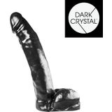 Dark Crystal XXL Dildo 33,5 x 7 cm - zwart