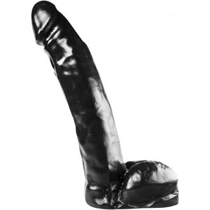 Dark Crystal XXL Dildo 33,5 x 7 cm - zwart