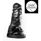 Dark Crystal XXL Dildo 32 x 10,5 cm - zwart