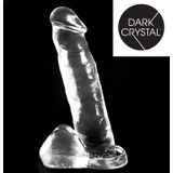 Dark Crystal XXL Dildo 39 x 9 cm - transparant