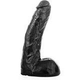 All Black Klassieke Dildo 22 x 5,4 cm - zwart