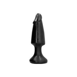 All Black Buttplug 35 x 6,5 cm - zwart