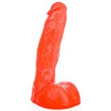 All Red Klassieke Dildo 22 x 5,4 cm - rood