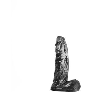 515 line Dildo 15.5 x 3.7 cm - zwart