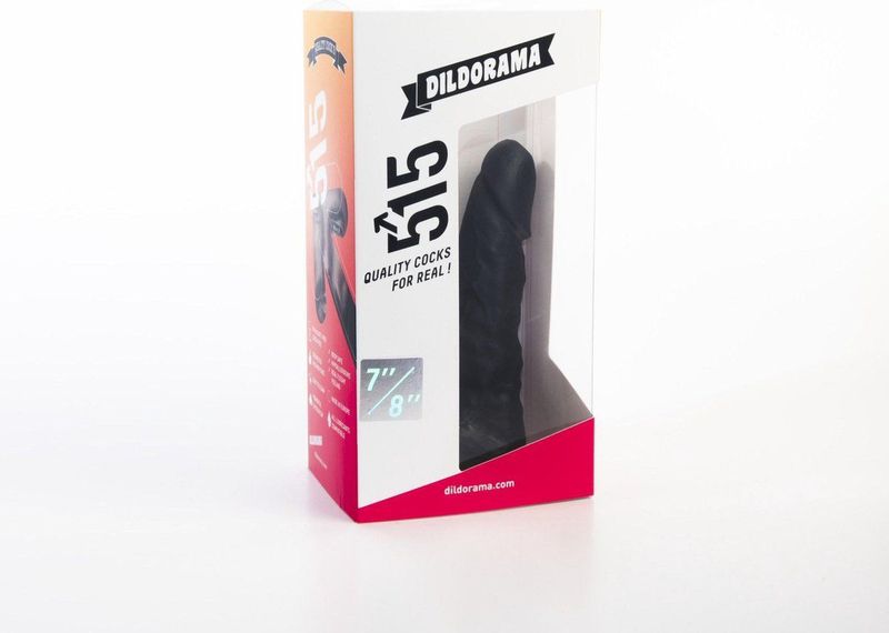 515 line - Dubbele Dildo - Lengtes 18 en 13 cm - Zwart