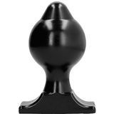 All Black Buttplug 19 x 11 cm - zwart