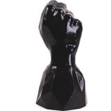 Dark Crystal - Fisting Dildo Met Zware Voet 24 X 10,8 cm - Zwart