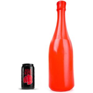All Red - Buttplug Champagnefles 39.5 X 10.5 cm - Groot