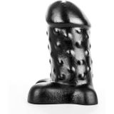 BubbleToys - Mousse - Zwart - Large - dildo anaal diam. Top: 9,6 cm Med: 9,6 cm Base: 15,6 cm