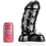 BubbleToys - Mousse - Zwart - Extra Large - dildo anaal diam. Top: 11,3 cm Med: 11,3 cm Base: 18,6 cm