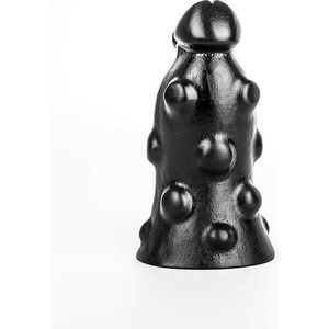 BubbleToys - PokPok - Zwart - Large - dildo anaal diam. Top: 6,7 cm Med: 8,3 cm Base: 10,7 cm