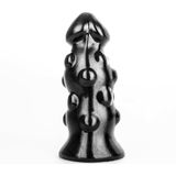 Bubble Toys - PokPok - Anaal Dildo - Zwart - Vier maten X-Large