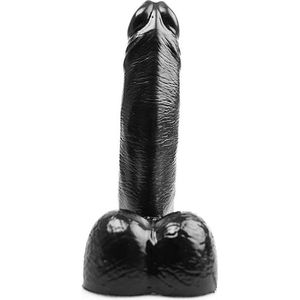 BubbleToys - Dungeon - Zwart - Large - dildo anaal Lengte: 24 cm diam. Top: 4,5 cm Med: 4,9 cm Base: 5,6 cm