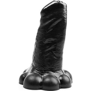 BubbleToys - Hulk - Zwart - Medium - Medium - dildo anaal Lengte: 18,5 cm diam. Top: 5,9 cm Med: 6,4 cm Base: 7,2 cm
