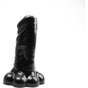 BubbleToys - Hulk - Zwart -Large - dildo anaal Lengte: 24 cm diam. Top: 7,5 cm Med: 8,1 cm Base: 9,0 cm