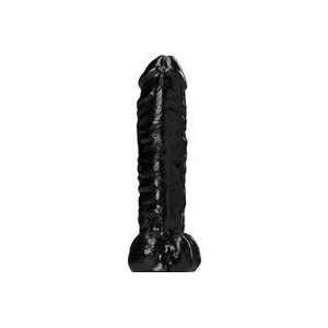 All Black Steroid Dildo The Gym Buddy - Zwart