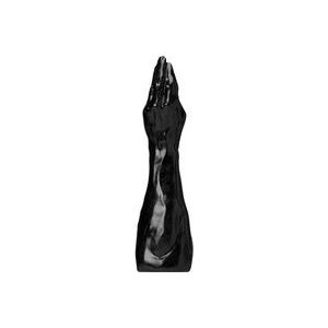 All Black Steroïd - The Diver Dildo - 36 x 10 cm - Dubbele Fisting Dildo - Vuistneuken - Vuist Dildo - Anaal Dildo - XXL Dildo - Grote Dildo - Anaal Toy - Seksspeeltje - Extra Grote Dildo