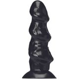 All Black Steroid Anaal Dildo Shuttlecock 25.5 x 7.3 cm